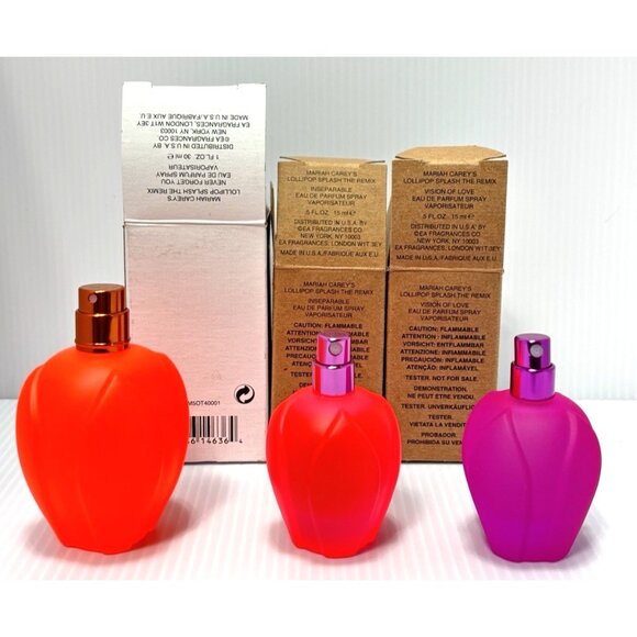 Mariah Carey Lollipop Splash The Remix Never Forget You ,Inseparable Vision Love - Picture 1 of 6